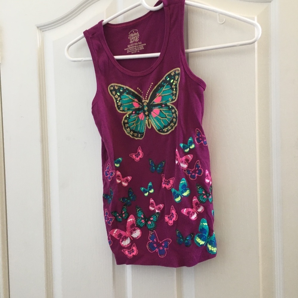 Girls faded glory tank xl 14/16